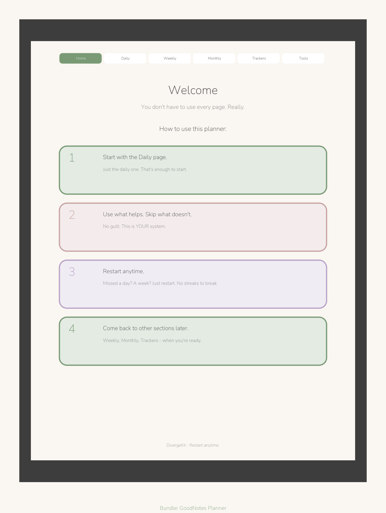 ADHD Productivity Toolkit Bundle | 50-Page Planner + Workbook + Sheets | DivergeKit